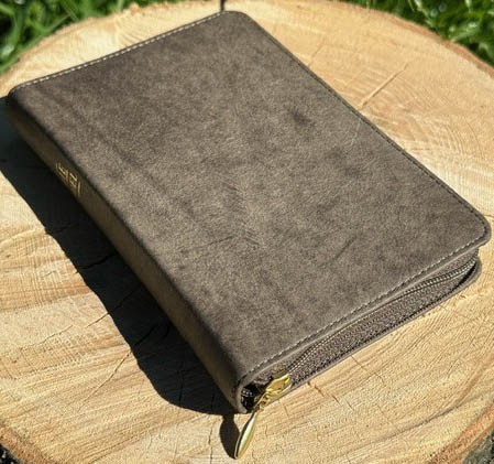 Elberfelder PocketBibel, Leder Reissverschluss